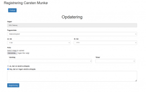 Opret uload filer